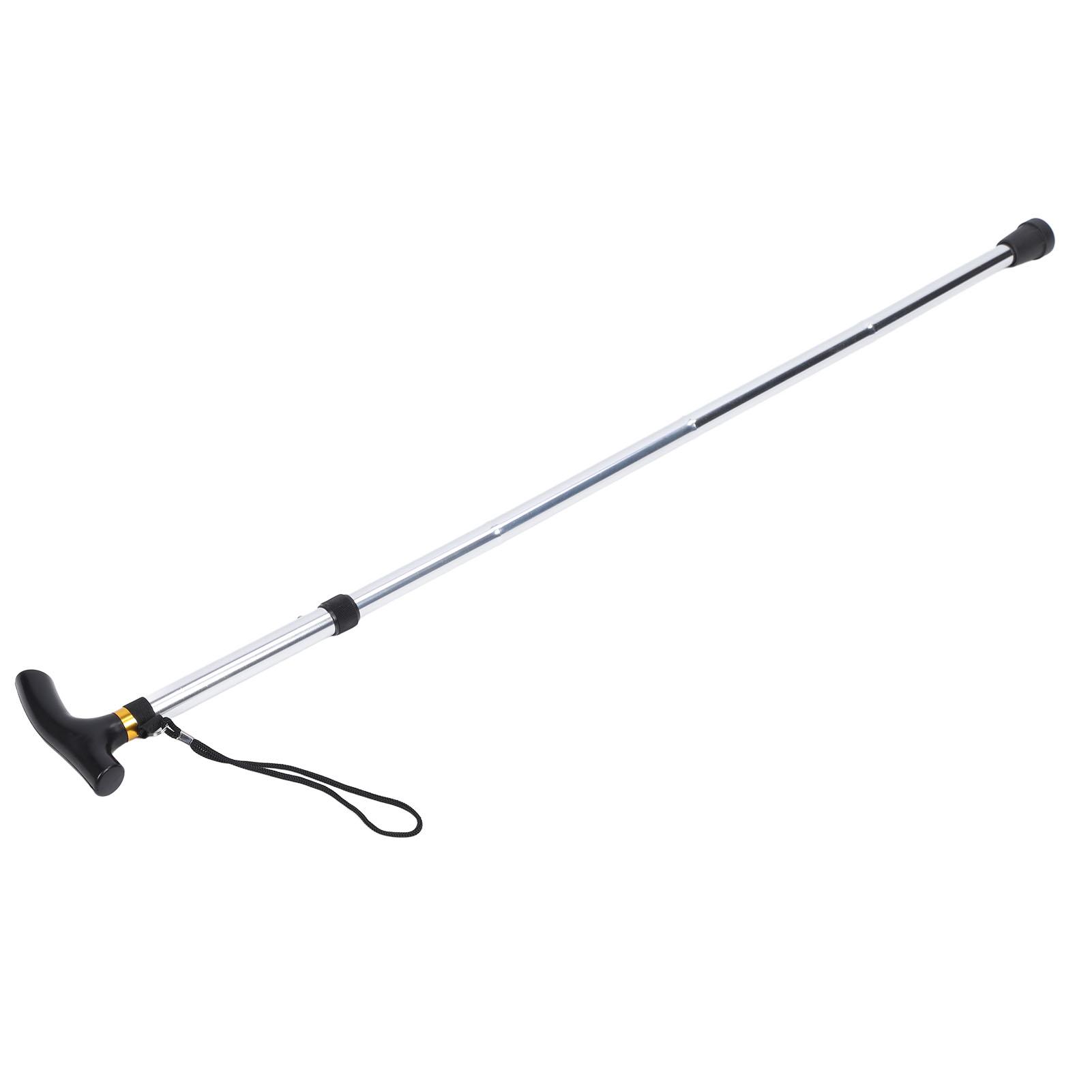 

Телескопическая трость для ходьбы Утолщенный легкий алюминиевый сплав Складная регулируемая трекинговая палка для ежедневной ходьбы и пеших прогулок