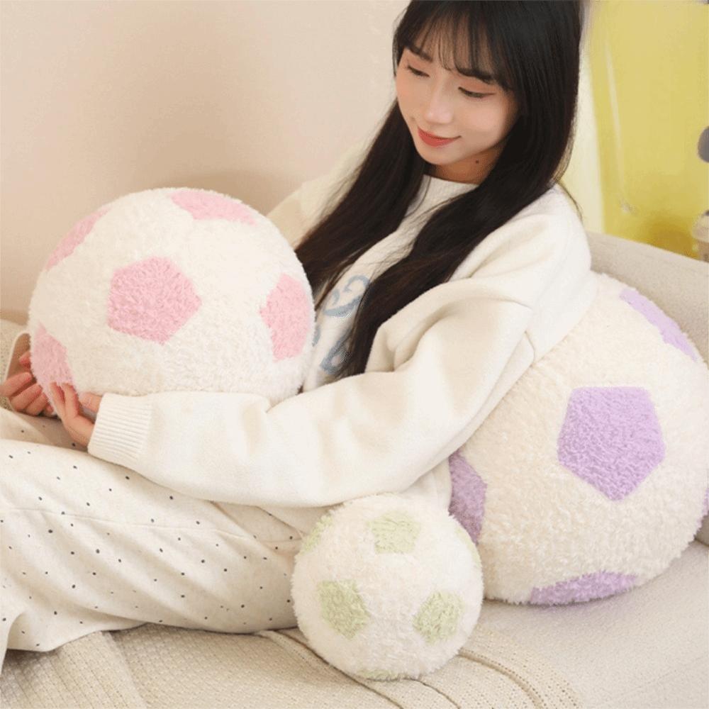 High Quality Football Plush Toy Cushion Sports Ball Stuffed Doll  Kid Girl Boy