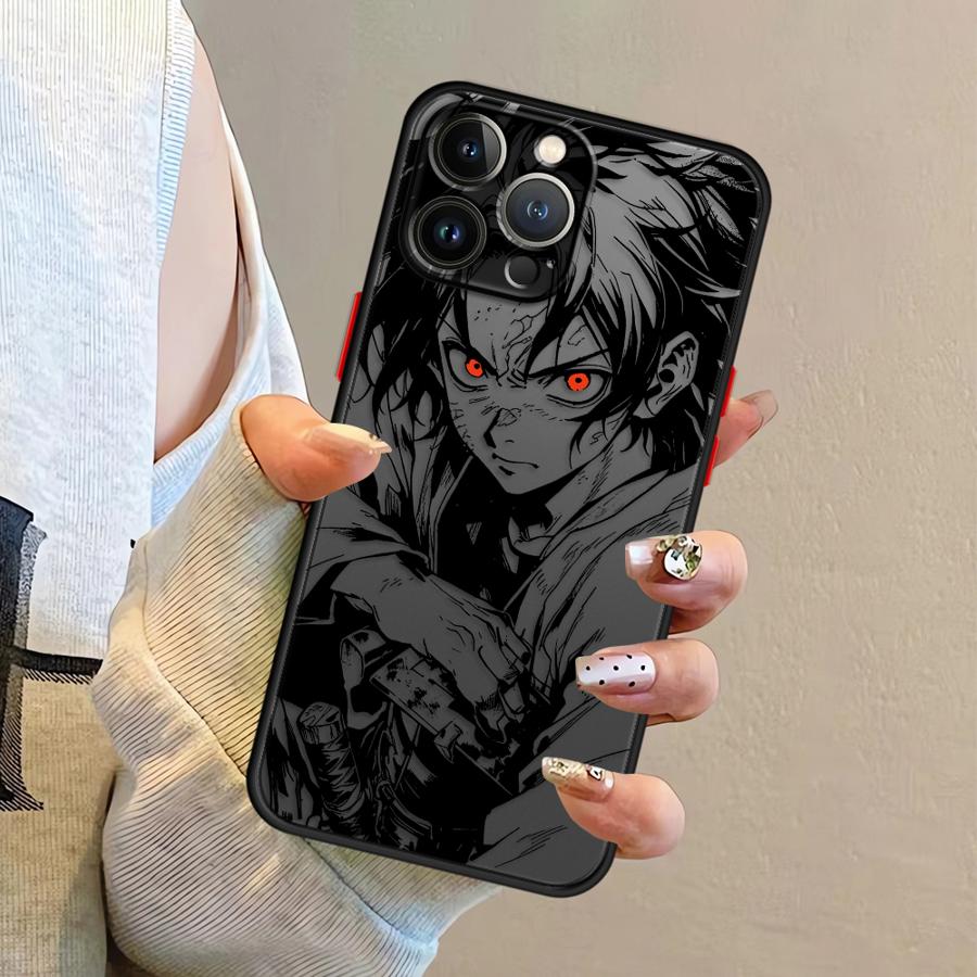 Anime D-emon Cool S-layer Funda Back Phone Cover Case for iPhone 17 Pro Max 12 13 Mini 11 XS XR Air 15 16 Plus 14 7 8 SE
