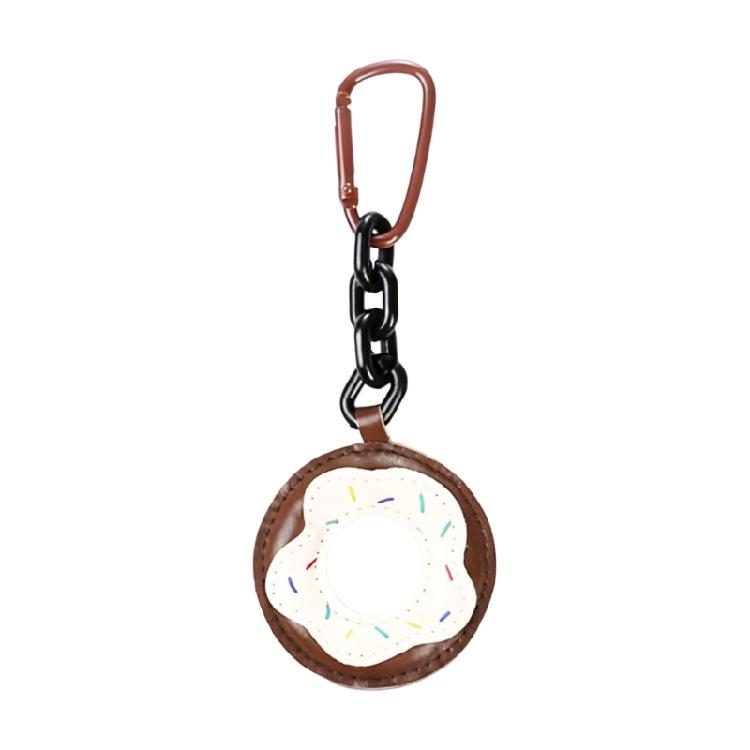 Doughnuts Bag Charm,Leather Food Keychain for Handbags,Backpacks Purses Decors Bag Accessories Lovely Bag Key Charm