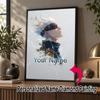 Custom Name Satoru Gojo 5D Diamond Painting Personalized Full Drill Diamond Art Kit Gift