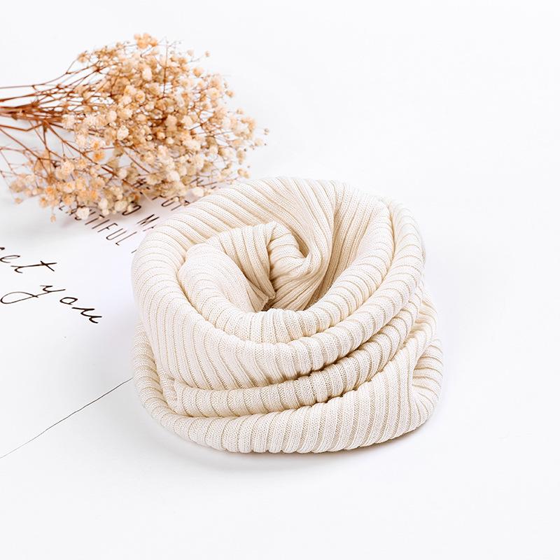 Jesienno-zimowy szalik z jedwabiu i kaszmiru dla mężczyzn i kobiet, ciepły, dzianinowy, wiatroodporny, zakładany przez głowę, osłona szyi, wełniany szalik