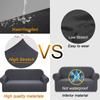 Polar Fleece Living Sofa Cover Universal Waterproof Couch Covers Solid Color Flexible Slipcover Non -Slip Full Wrap Sofa Seat Cushion Covering