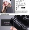 Colorful Rex Rabbit Fur Knitted Women's Warm Winter Hat