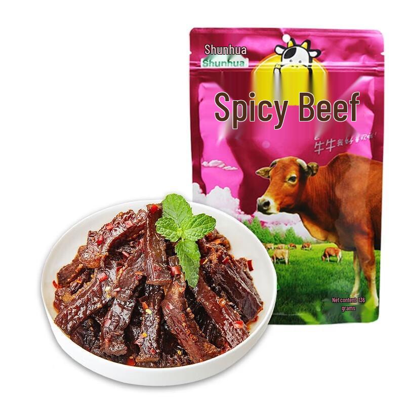 Shunhua Spicy Hand-shredded Beef Jerky
