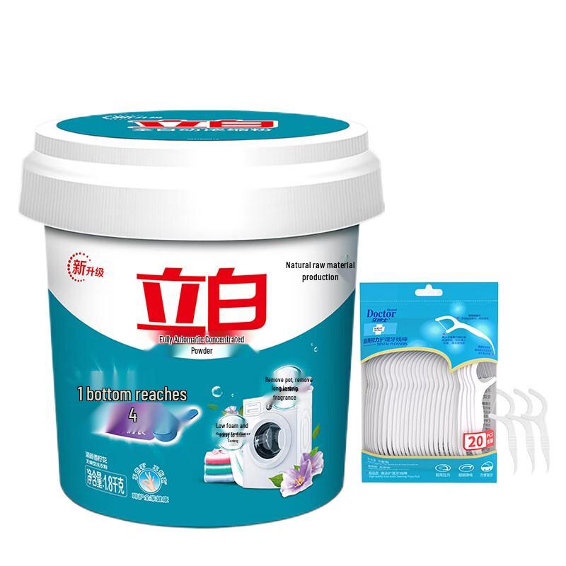 Dr. Dental Floss Sticks & Liby Laundry Powder Set