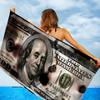 Creative USA Dollar Towel Microfiber Beach Towel Absorbent Quick dry Soft Yoga Swimming Resort Mountain Climbing Towel