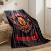 Manchester United Designed Flannel Blanket for Bedroom, Living Room, Sofa, and Nap
