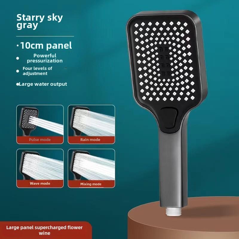 

Душевая лейка с суперзаряженным дождем: Насадка и кран высокого давления для ванной комнаты