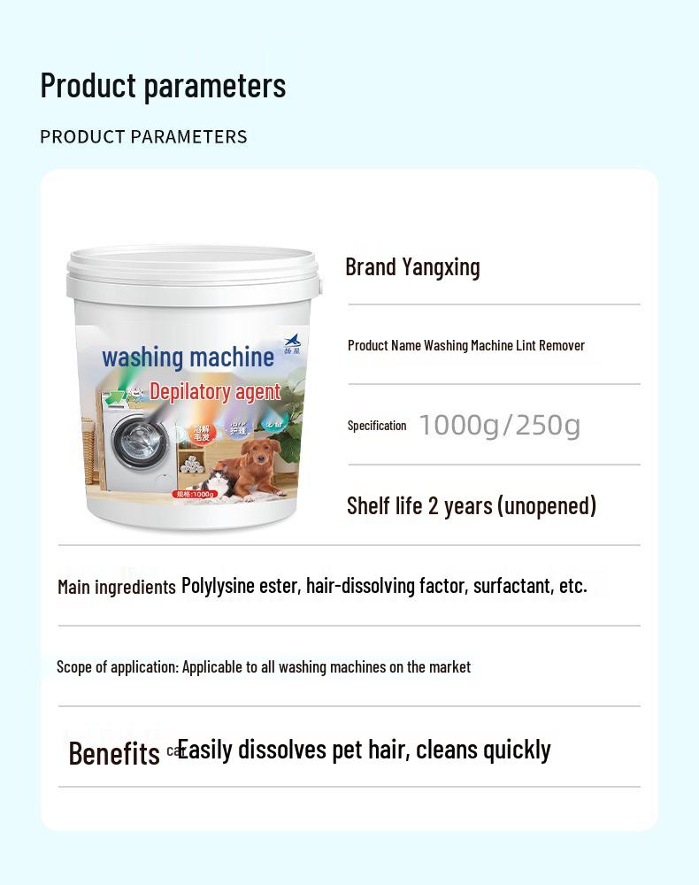 Wasmachinetrommel & Pulsator Reiniger - Sterke Vlekverwijderaar