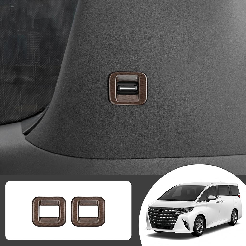 Kylorune Compatible with Vellfire Alphard 40 Series Accessories, 3rd Row Sunshade Switch Panel, Interior