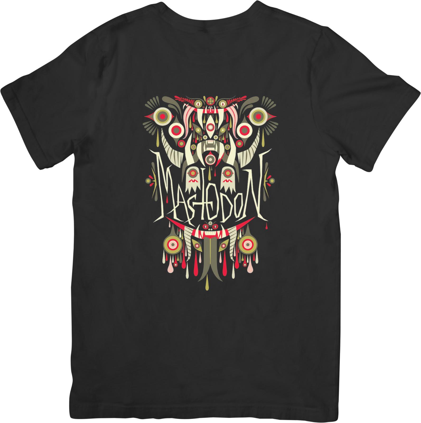 

Mastodon Heavy Metal Music Fit for Men Women Quality Cotton T-Shirt Black XXL