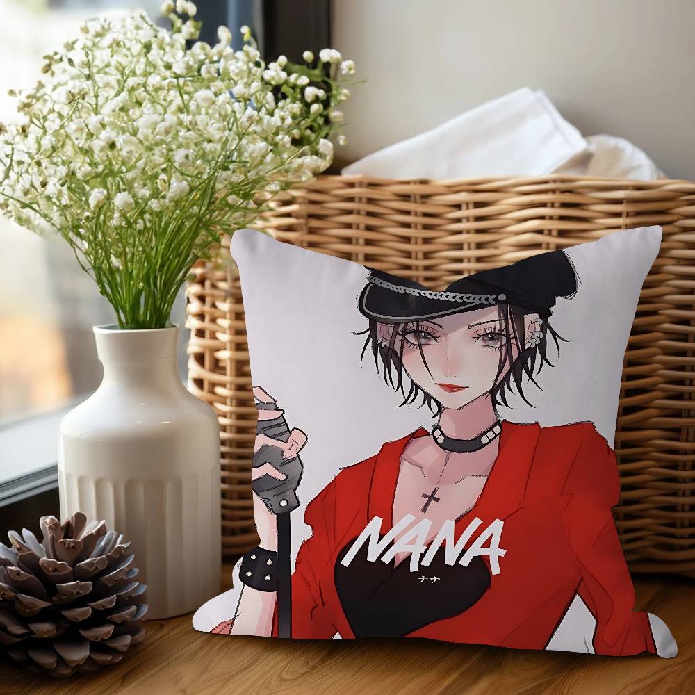 O-OosakiS Nana Personalized Pillow Dust Cover Bedroom Kids Party Decoration Pillowcase Birthday Children Gift