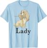 Hot Fashion Unisex Lady and The Tramp Spaghetti Lady Couples T-Shirt S-4XL Four Seasons Gift