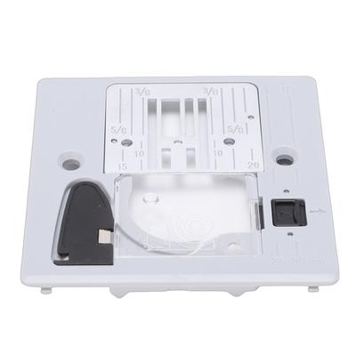 Straight Stitch Needle Plate Replacement for 3333 3337 3342 Sewing Machine ABS Carbon Steel Needle Plate