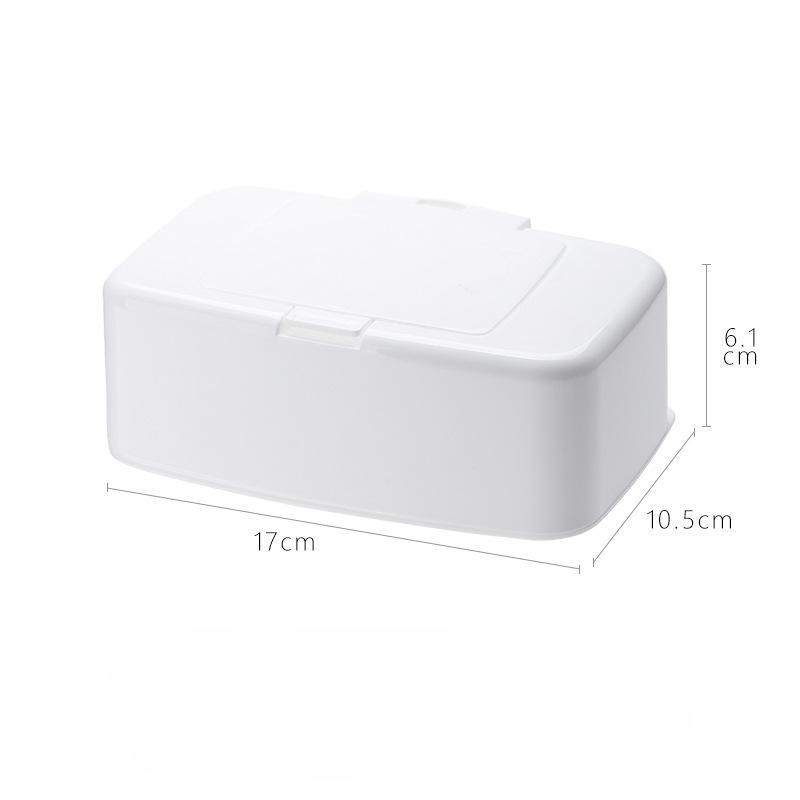 Wet Tissue Box Wet Wipes Dispenser Portable Tissue Box Cotton Swab Storage Box For Car Home Office Desktop Organizer