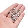 20/50Pcs/Pack Stainless Steel Flower Tree Leaf Round Beads Caps For Handmade DIY Jewelry Making Bracelet Necklace Accessories