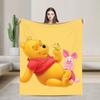 Die Winnie Puuh Bär Decke Flanell Fantastisch Warm Überwurfdecke für Tagesdecke Winter,
