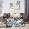 Witch Hat Atelier Flannel Blanket Soft Throw Blanket for Couch Chair Decorative Print Bedspread Sofa Bed Cover