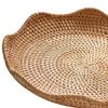 Elegante handgeflochtene Rattanschale zum Servieren und Ausstellen