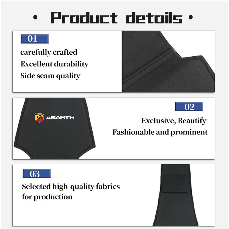For Abarth Car Styling Headrest Cover Seat Head Neck Pillow Cushion Sleeve FIAT 500 FR Ducato Doblo Freemont Idea Stilo Panda