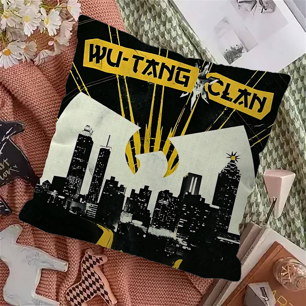 Popular Rap Group W-wu T-tang Personalized Pillow Dust Cover Bedroom Kids Party Decoration Pillowcase Birthday Children Gift