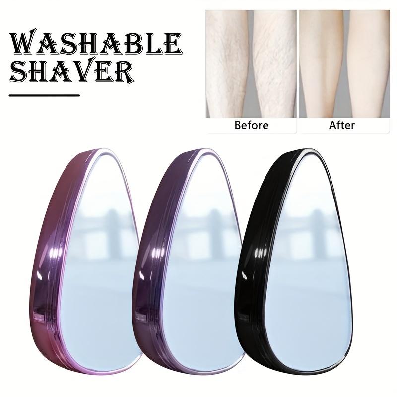 Reusable Waterproof Hair Eraser - Painless Exfoliator for Smooth Skin, Portable Epilator for Back, Arms, Legs & Bikini Area