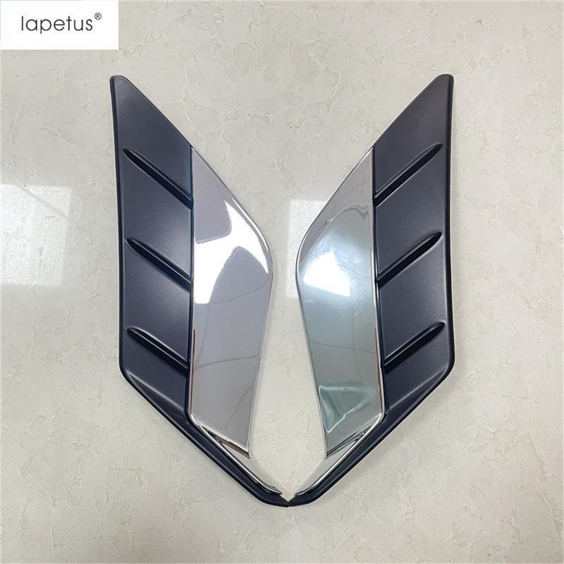 Rear Bumper Fog Light Lamp Eyebrow Frame Decoration Cover Trim For Toyota Corolla Cross XG10 - 2025 ABS Chrome Accessories
