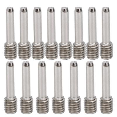 15 Stück M4 Sechskantschrauben-Set Edelstahl Kopflose Befestigungselemente für RC-Automodelle Silber 15,4 mm