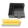 Note Holder with Templates Weekly Planner Notepad Plastic Memo Pad Organizer And Phone Stand for 3x3 Inch Notes Desktop Accessory