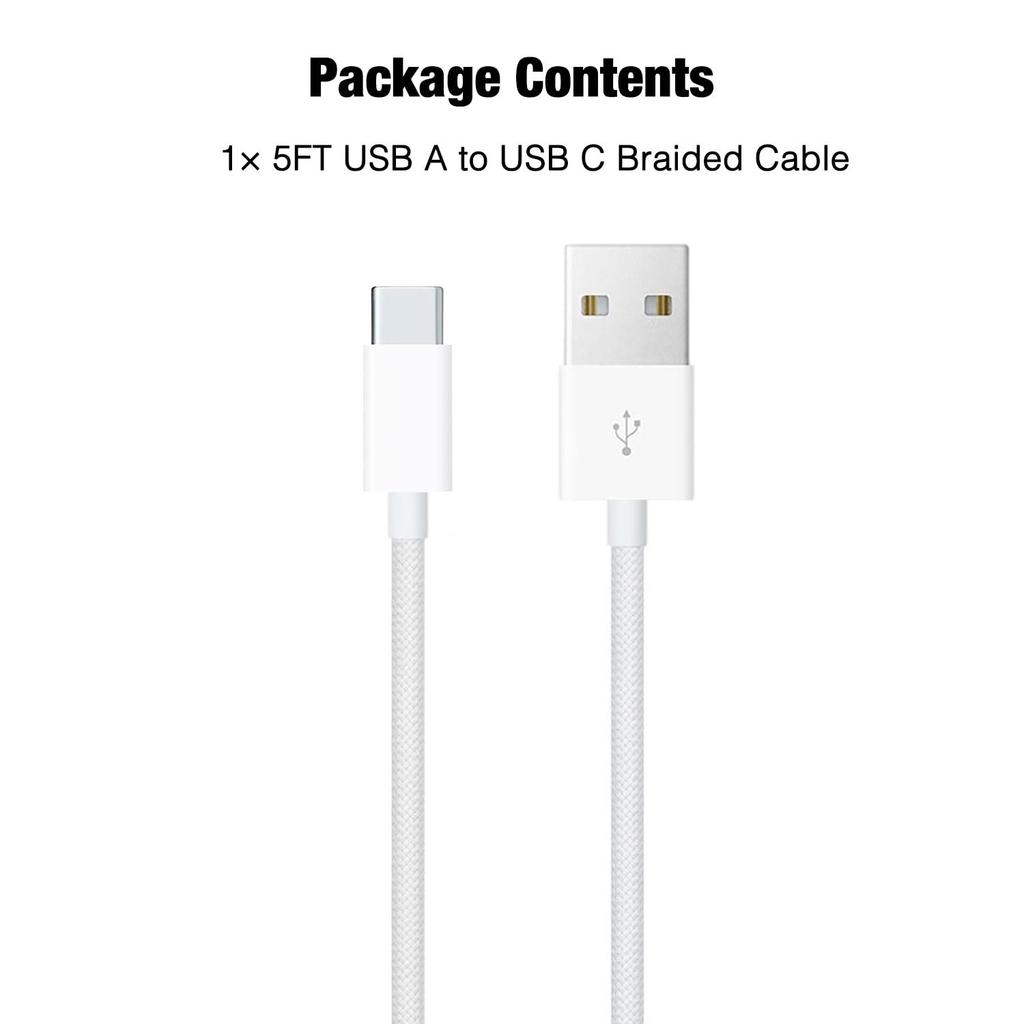 60W USB to USB-C Carplay Fast Charging Cable For Apple iPhone 16 Pro Max 15 Plus Type C Charge For Xiaomi Samsung Cable