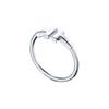& Co.. T-Serie 18 Karat Weißgold Spiralring Unisex-Ringe GRP07762