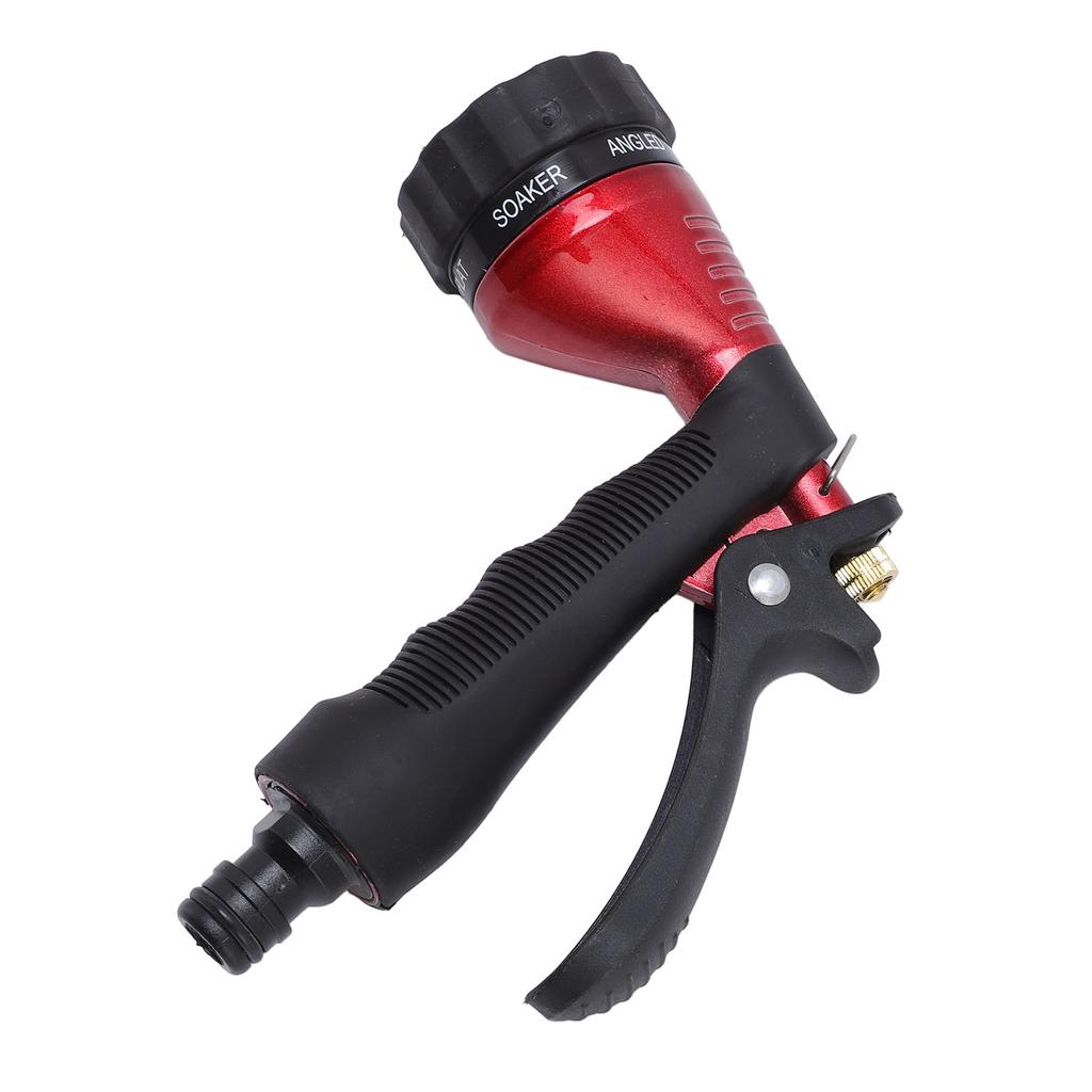 Duza pentru furtun de grădină 6 Moduri Reglabilă Metalică de Înaltă Presiune Duza de Pulverizare Apă pentru Udarea Gazonului Spălarea Mașinii Duș pentru Animale de Companie Exterior