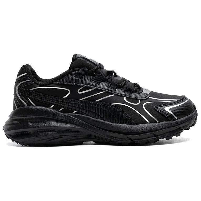 Puma Hypnotic Series LS Abrupt Fashion Comfortable Low-Top Lifestyle Casual Shoes Unisex Sneaker Black Silver 397668-07