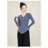 Women's Long-Sleeved Modern Dance Costume - Classical Chinese Dancewear for Practice & Performance