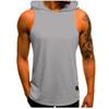 Men's Gym Pullover Vest Sleeveless Casual Hoodie Hooded Tank Tops Muscle T-Shirt