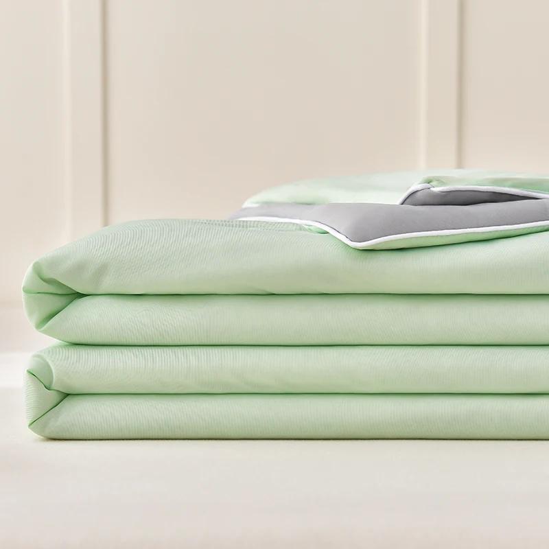 Ice Silk Air Conditioning Quilt Washable Summer Quilts Adult Kids Duvet Home Textiles Luxury Bedding Queen King Size Blanket