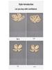 Glowing Peony Flower & Butterfly Aisle Lights for Wedding Decorations