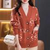 Sweaters Coat Oversized Cardigan for Women Winter Vintage Loose Long Sleeve Knit Cardigan Hooded Sweaters Jacket