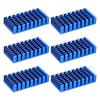 PATIKIL Pacote com 6 Dissipadores de Calor de Alumínio, 50 x 25 x 10mm, Dissipação de Calor, Prevenção de Fuga Térmica, Fino, Compacto, para Uso DIY, Chips, Laptops, Circuitos
