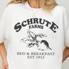 Schlut Farm T-Shirt Lustiges T-Shirt Lustiges Muster T-Shirt Schlut Farm T-Shirt Jim Halpert Mein Herz Ist Tot Scranton T-Shirt