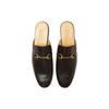 Horsebit Closed Toe Slippers Men's Black 426219 BLM00 1000