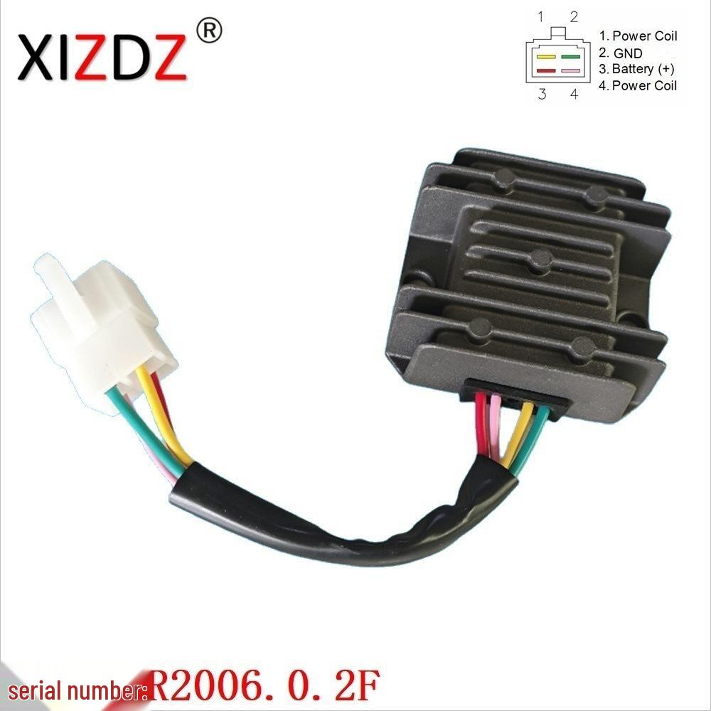 

2006.0.2F 4-Wire Rectifier Voltage Regulator for GY6 150cc/200cc