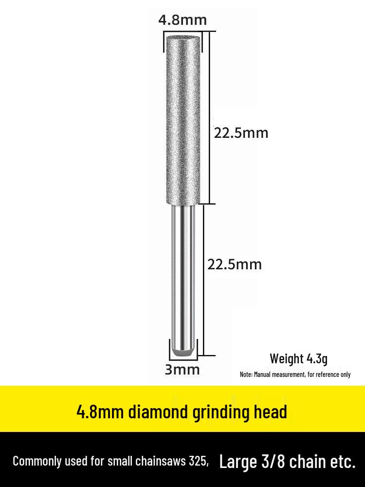 Electric Chainsaw Chain Sharpener Set with Abrasive Grinding Heads
