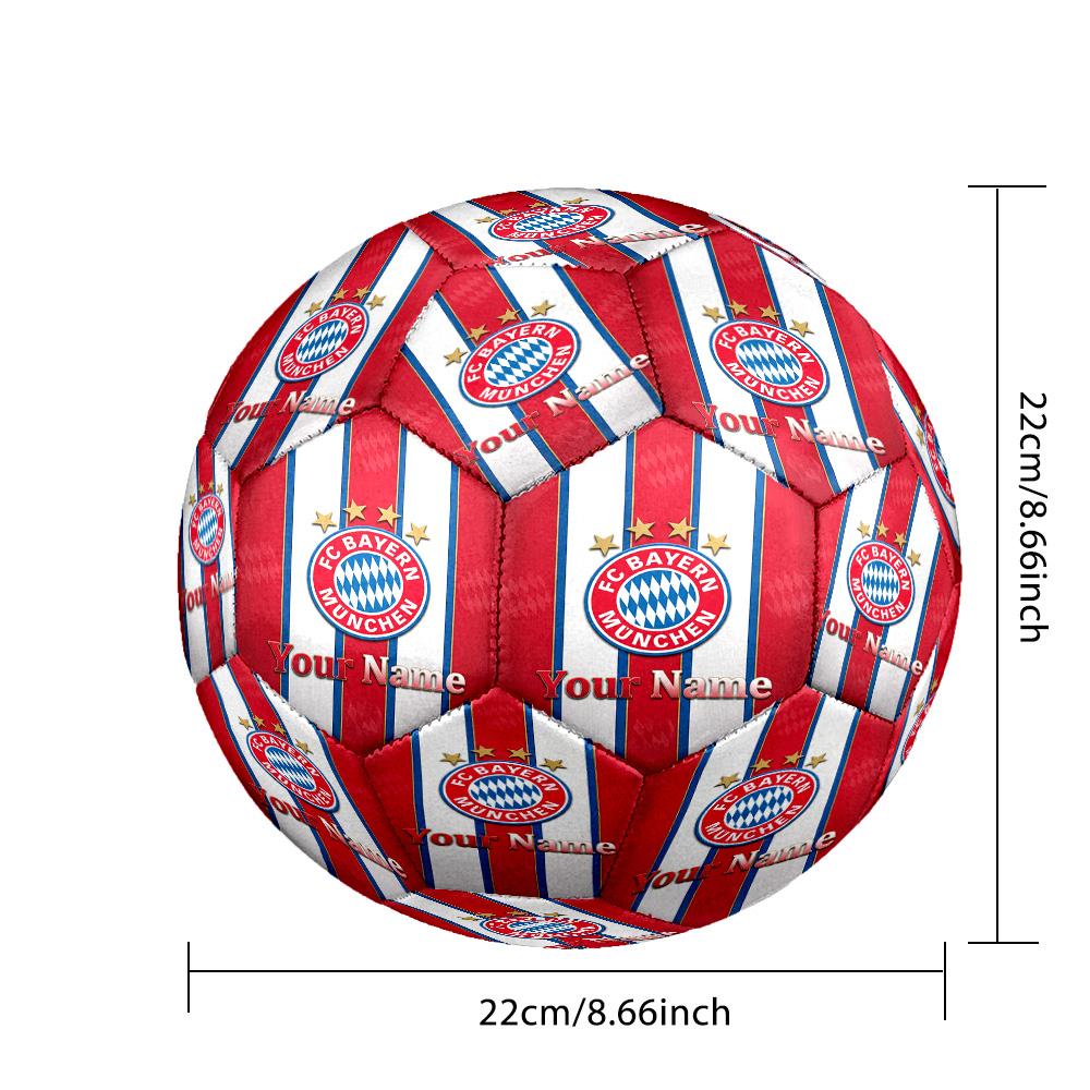 Bayern Monaco Taglia Moda 5 Pallone da Calcio Resistente all'Usura Antiscivolo Per Allenamento Sportivo Uso Ricreativo