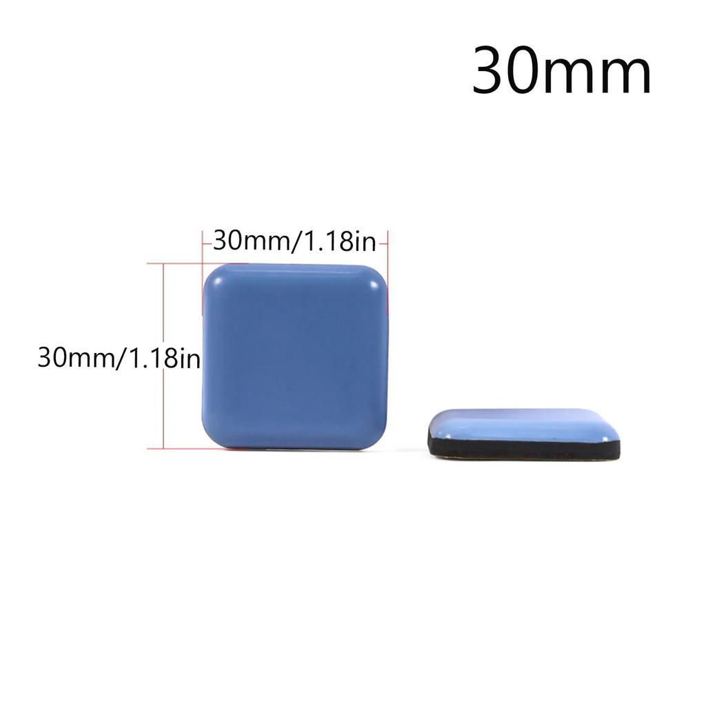 4pcs Self-Adhesive Furniture Leg Slider Pads Thickening Feet Rug Felt Pads Anti Slip Mat Bumper Damper Chair Table Floor Protect