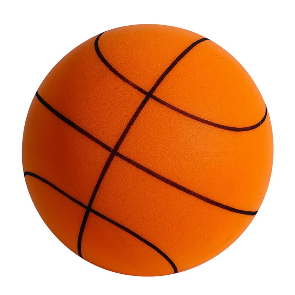 Kids High-Resilience Bouncing Mute Dribbling Basketball Squeezable Lightweight 3/5/7 Ball Foam Indoor Basketball Bounce Football