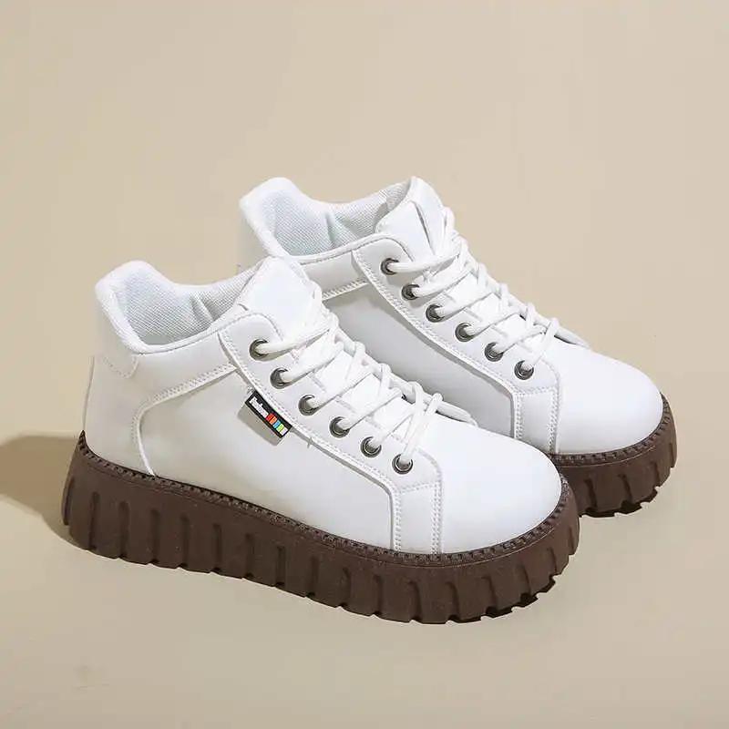 Lace Up Platforme Shoes Womens Sneakers Casual Mother Shoes Basketball Woman Sport Universal Brand Wholesale Joggings