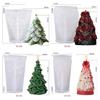 Christmas Tree Candle Molds Silicone Mould Plasters Molds Casting Molds Ornament Molds Epoxy Resin Molds