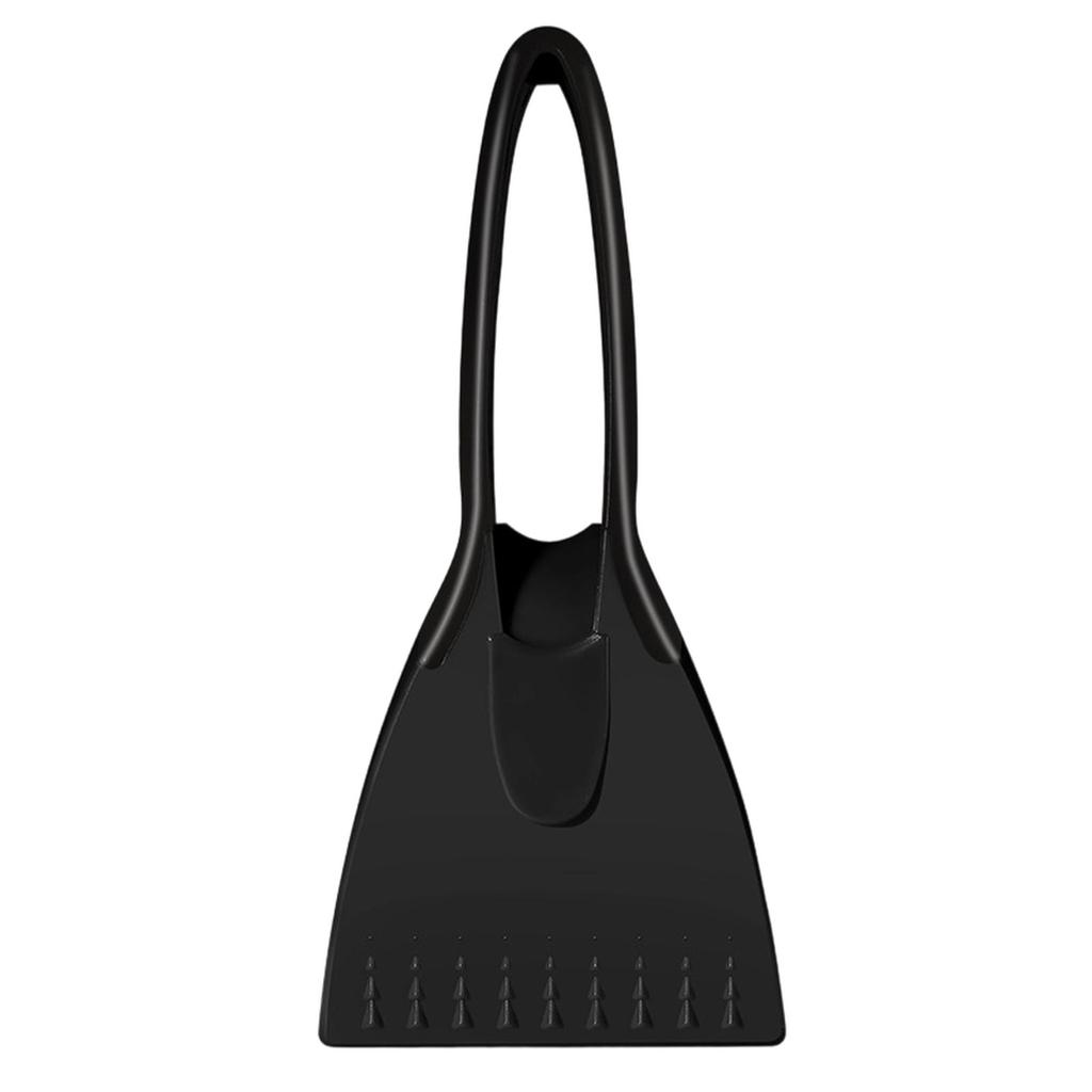 Car Ice Scrapers Silicone Car Snow Shovel Soft Handle Ice Scraper Removal Winter Snow Cleaning Squeegee Tools Auto Accessories(Blue)